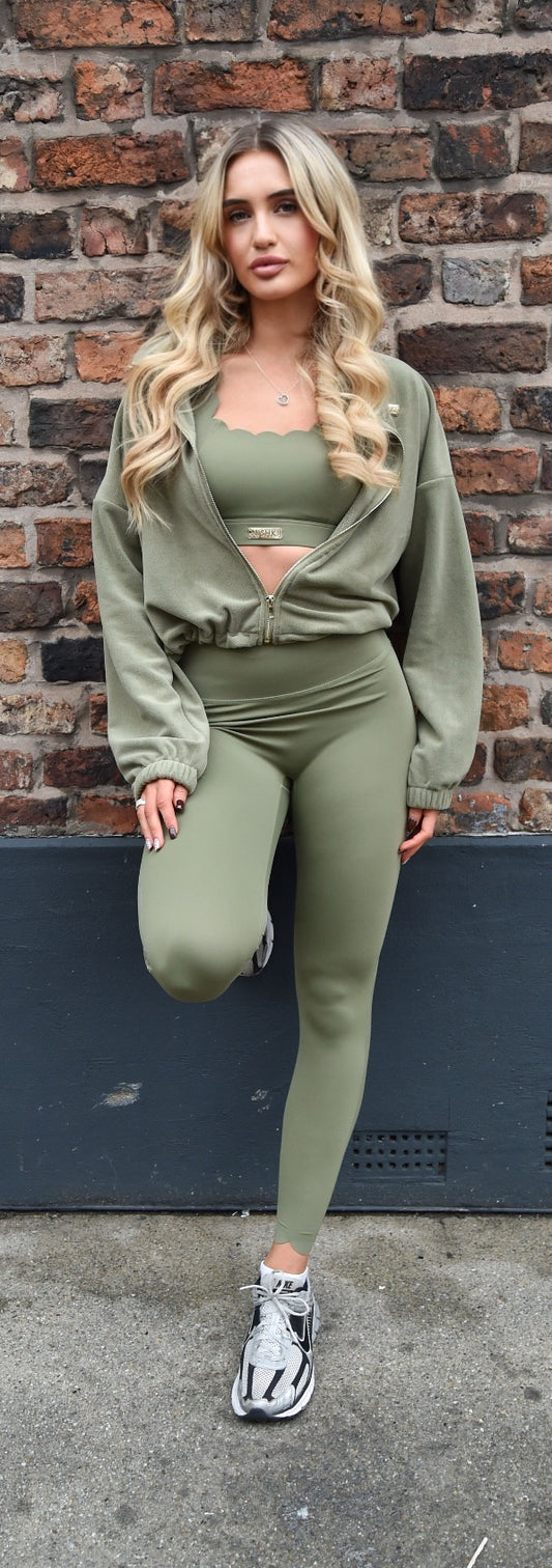 The Empower 111 Olive Aura Top