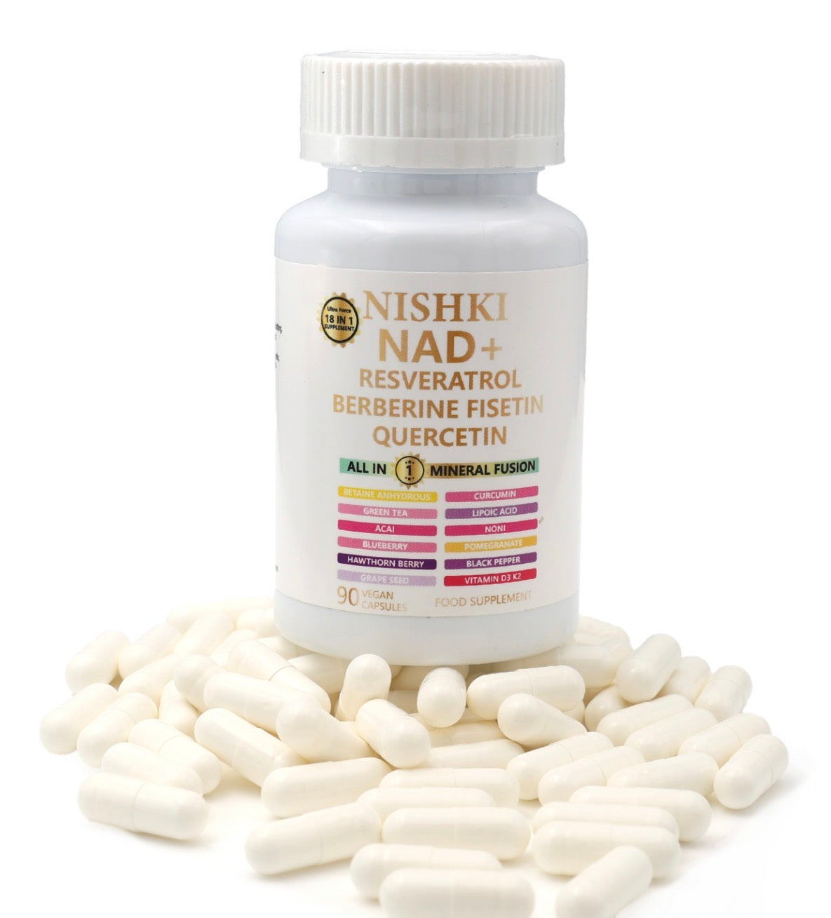 18-IN-1 NAD+ SUPER SUPPLEMENT LONGEVITY COMPLEX – UNLEASH YOUR BODY’S FULL POTENTIAL