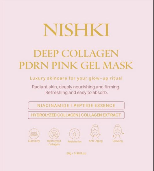 NISHKI DEEP COLLAGEN PDRN PINK GEL 1 MASK