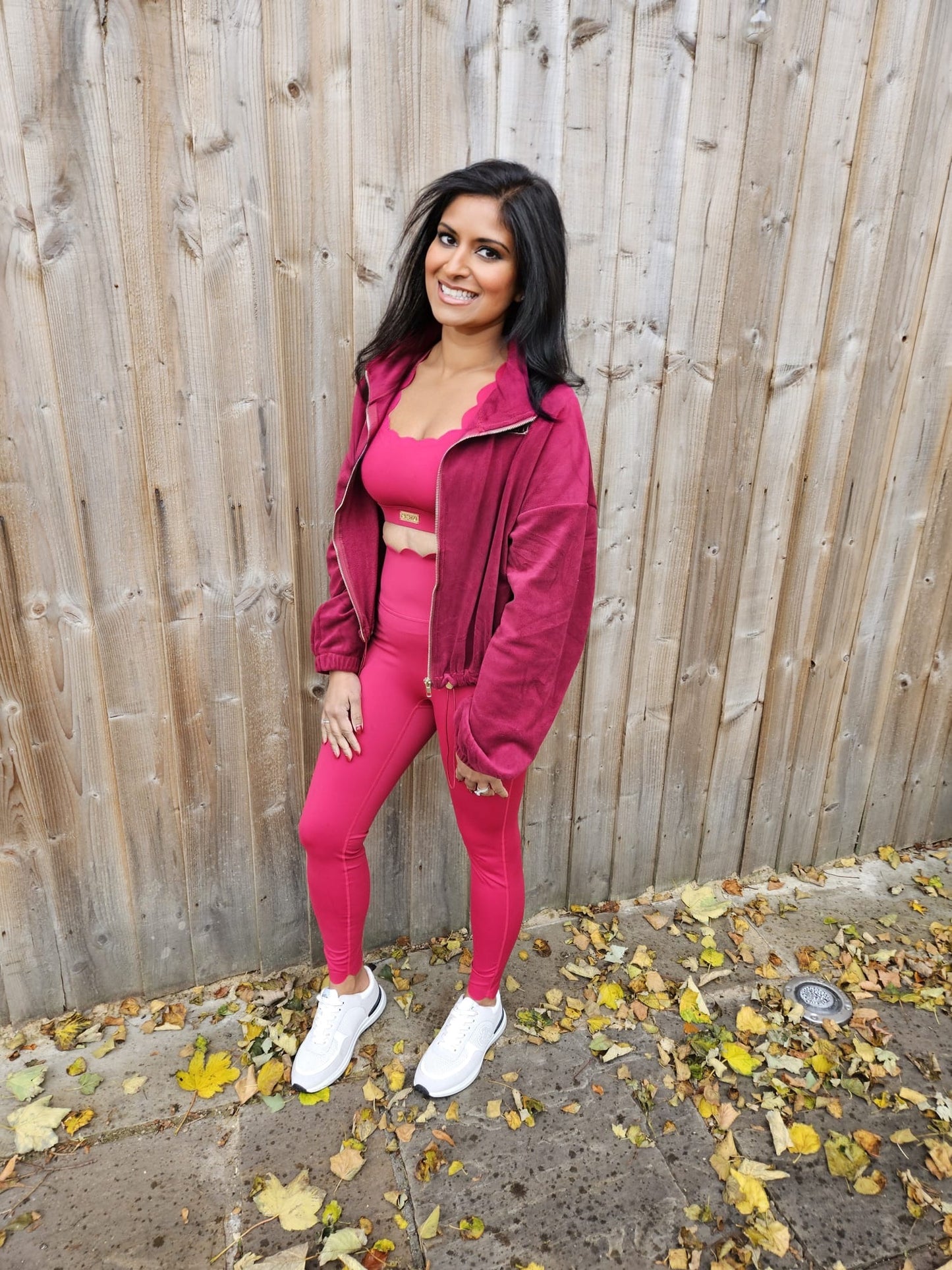 The Empower 111 Leggings Crimson Luxe