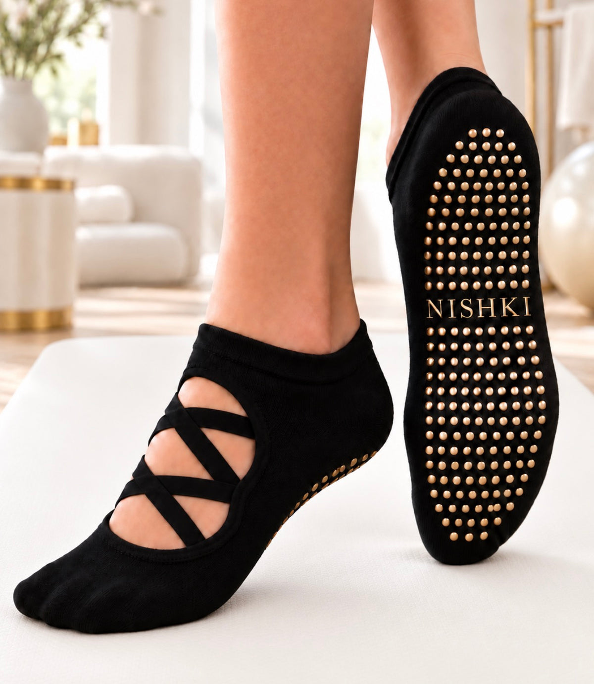 NISHKI Sculpt Grip Socks Noir Edition