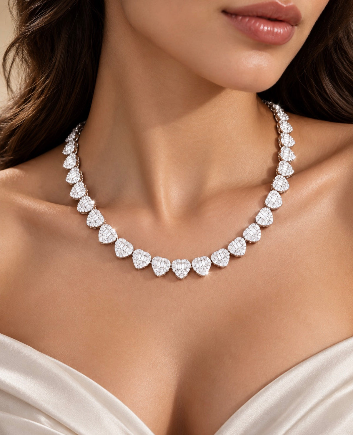 NISHKI Amour Heart Link Necklace