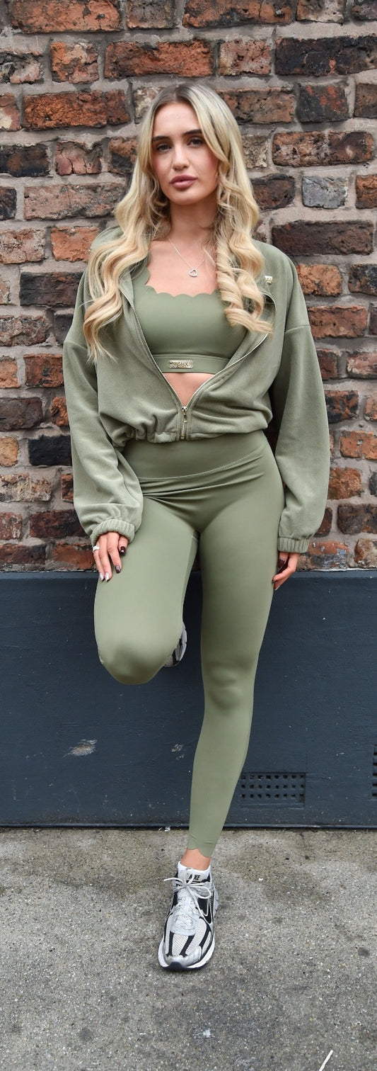 The Empower 111 Olive Aura Top